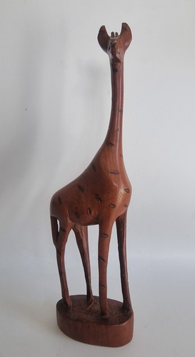 Vintage carved wooden african - carved,