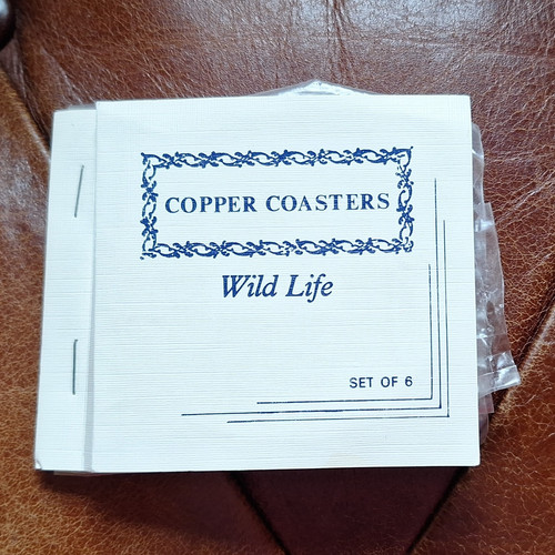 1960 coaster set african - coaster, set,