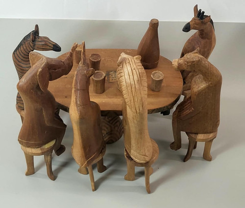 Vintage wooden hand carved - vintage,