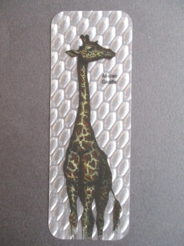 Bookmark african giraffe - bookmark,