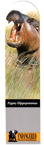 Hippos hippopotamus bookmark - hippos,