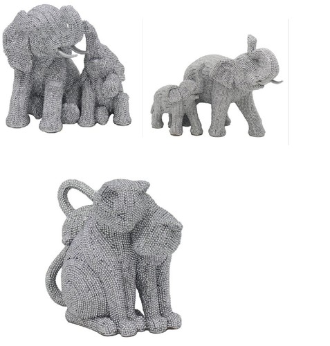 Silver art lucky elephant - silver,