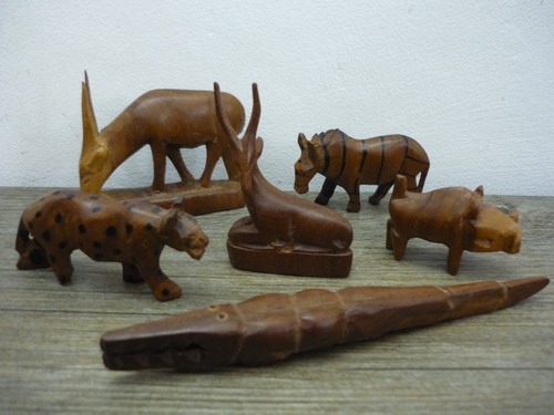 Carved wooden african - carved,