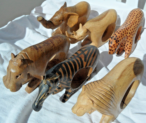 African hand carved wood - hand,