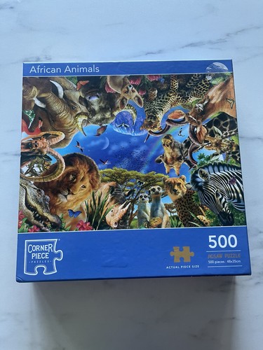 Corner piece african animals - corner,