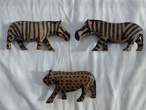 Hand carved painted african - hand,