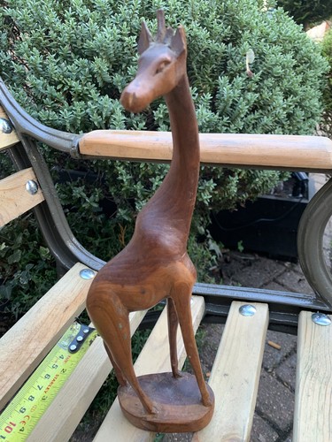 African art carved giraffe - art,