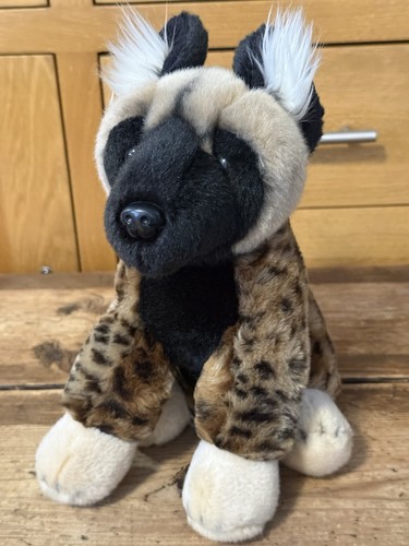 African wild dog plush - wild, soft