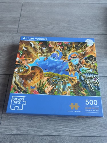 Corner piece african animals - corner,