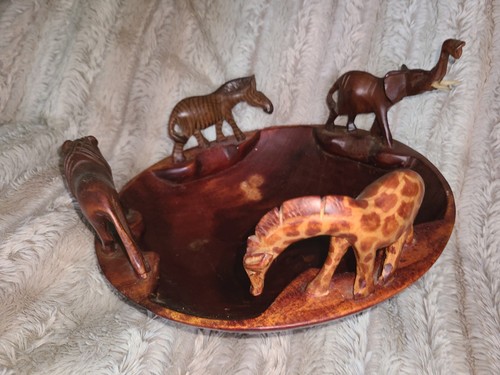 Wooden bowl african - bowl,,