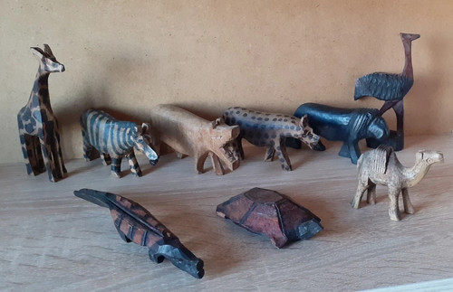 Vintage african safari hand - african,