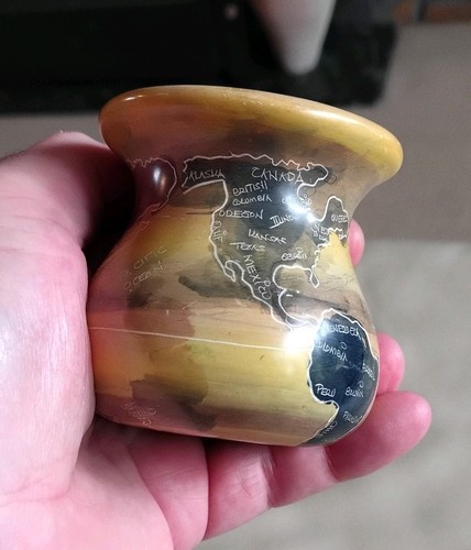 Hand carved soap stone - carved,
