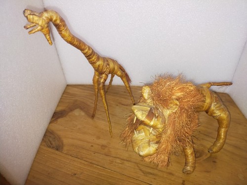 Vintage african straw weaved - vintage,