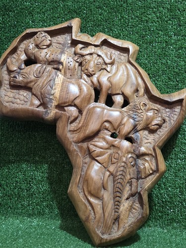 Hand carved african hardwood - carved,