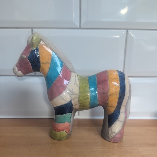 Handmade ceramic raku african - ceramic,