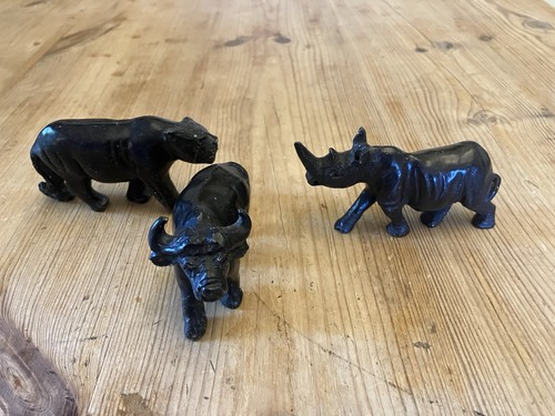 African handcrafted rhino - handcrafted,