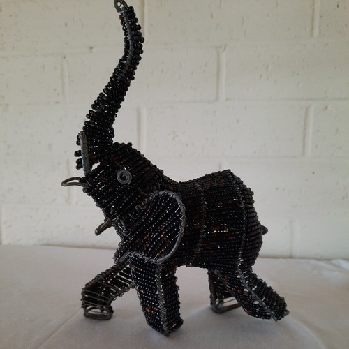 Elephant beaded wire - elephant,