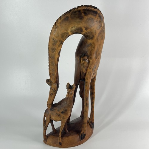 Vintage hand carved wooden - carved,